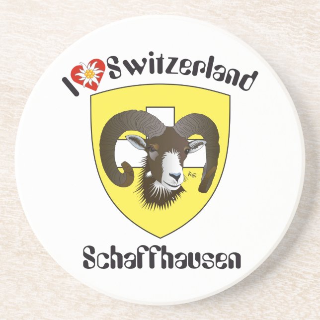 Schaffhausen Schweiz Bierdeckel Coaster (Front)