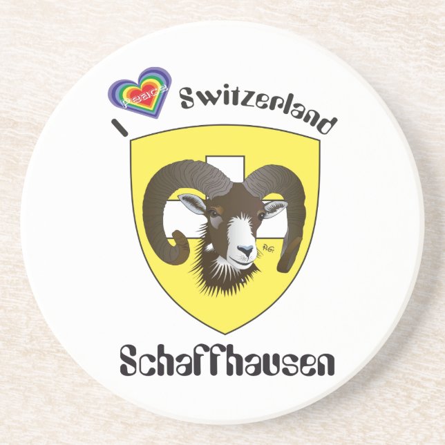 Schaffhausen Schweiz Bierdeckel Coaster (Front)