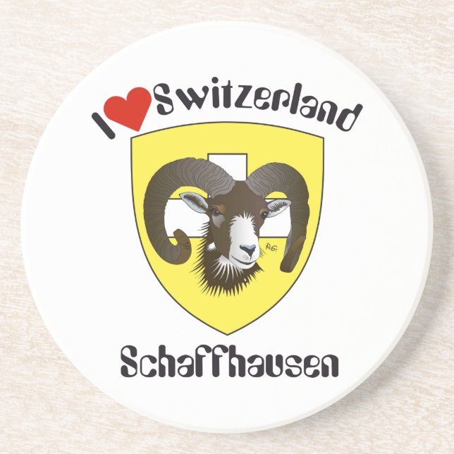 Schaffhausen Schweiz Bierdeckel Coaster (Front)