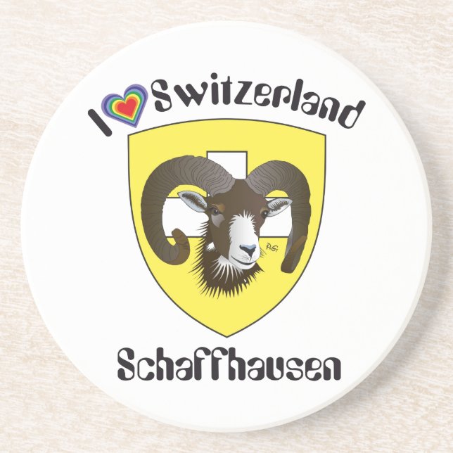 Schaffhausen Schweiz Bierdeckel Coaster (Front)