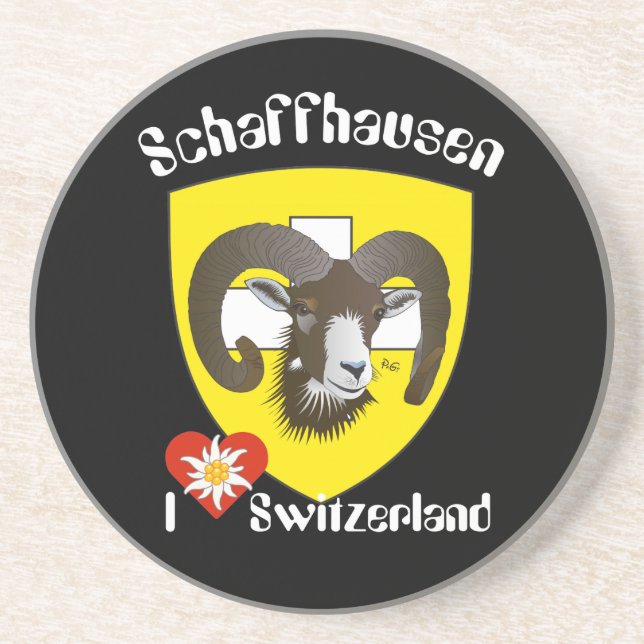 Schaffhausen Schweiz Bierdeckel Coaster (Front)