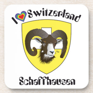 Schaffhausen Schweiz Kork-Untersetzer Coaster