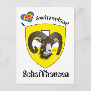 Schaffhausen Schweiz Postkarte Postcard