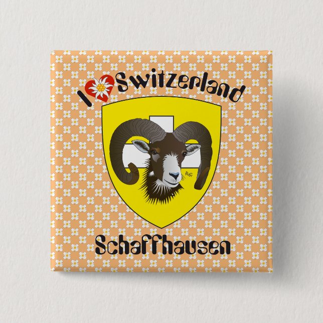 Schaffhausen - Schweiz - Suisse - Svizzera Buttons (Front)