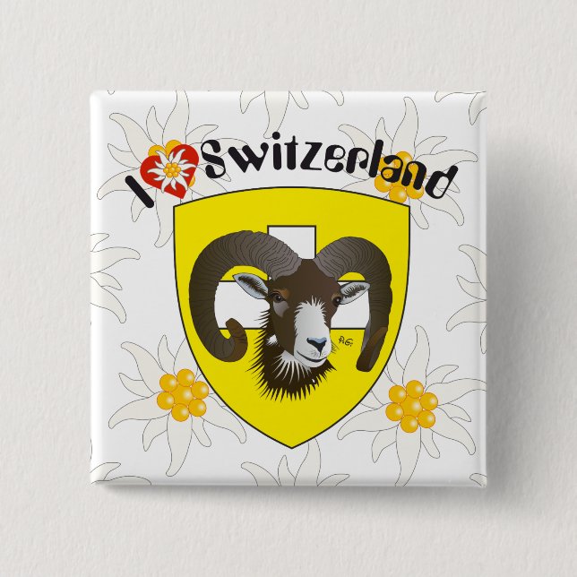 Schaffhausen - Schweiz - Suisse - Svizzera Buttons (Front)