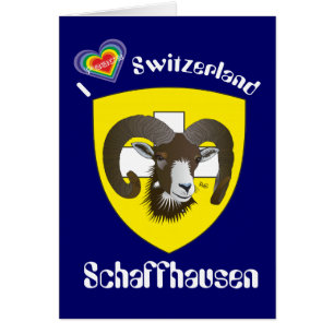 Schaffhausen Schweiz Suisse Svizzera Grusskarte