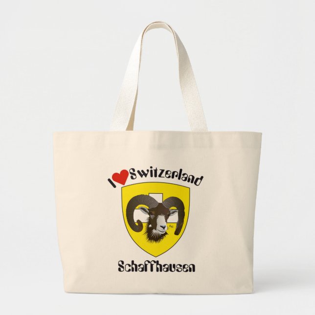 Schaffhausen Schweiz  Suisse Svizzera Tasche Large Tote Bag (Front)