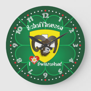 Schaffhausen - Schweiz - Suisse - Svizzera Uhr Large Clock