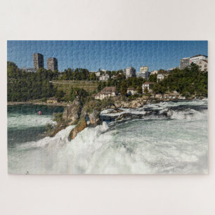 Schaffhausen Switzerland Rheinfäll waterfalls Jigsaw Puzzle