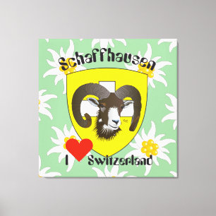 Schaffhausen - Switzerland - Suisse - Linwand Canvas Print