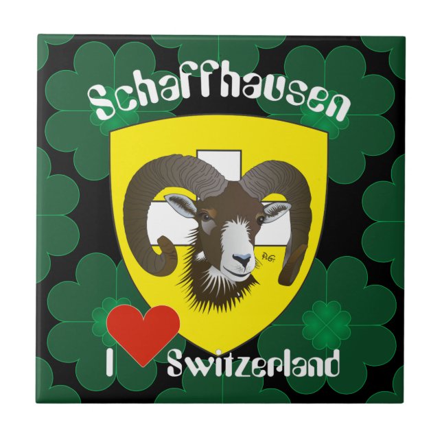 Schaffhausen - Switzerland - Suisse - Svizzera Fli Tile (Front)