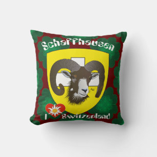 Schaffhausen - Switzerland - Suisse - Svizzera Kis Cushion