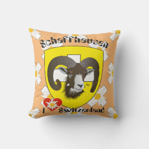 Schaffhausen - Switzerland - Suisse - Svizzera Kis Cushion