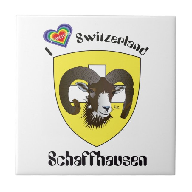 Schaffhausen Switzerland Suisse Svizzera Svizra Fl Tile (Front)