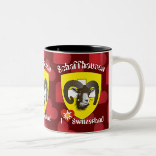 Schaffhausen - Switzerland - Suisse - Svizzera Tas Two-Tone Coffee Mug