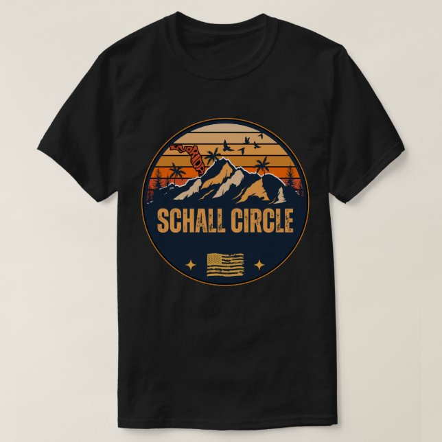 Schall Circle, Florida  T-Shirt (Design Front)