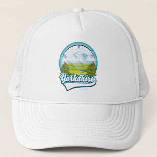 Schanfigg Switzerland ski poster Trucker Hat