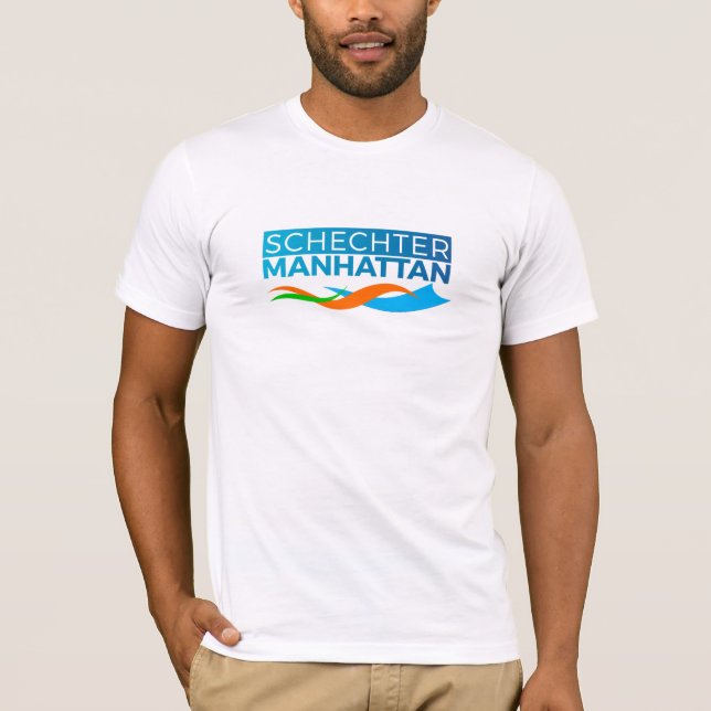 Schechter Manhattan T Shirt (men's cut) (Front)