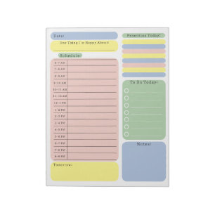 Schedule To Do Scheduler Checklist Organization No Notepad