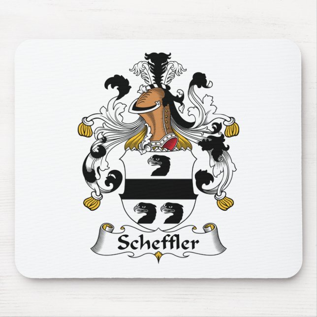Scheffler Family Crest Mouse Mat (Front)