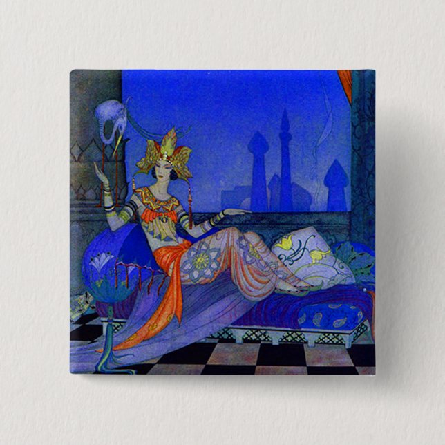 Scheherazade 15 Cm Square Badge (Front)