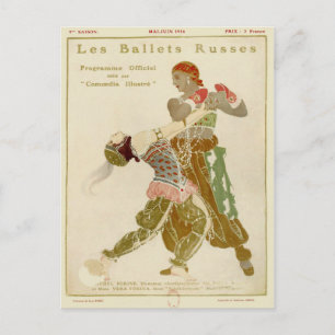 Schéhérazade, Léon Bakst & the Ballets Russes Postcard