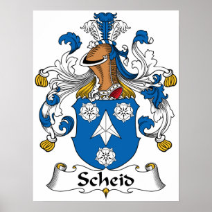 Scheid Family Crest Poster