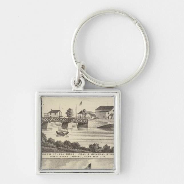 Schellinger Store and Ocean House Key Ring (Front)