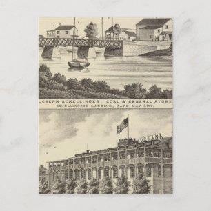 Schellinger Store and Ocean House Postcard