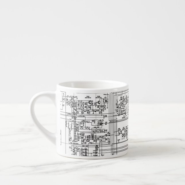 Schematic Circuit Computer Hardware Engineer Espresso Cup (Left)