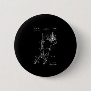 Schematic Of Ski Lift Chair  6 Cm Round Badge