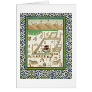 Schematic View of Mecca, showing the Qua'bah, from