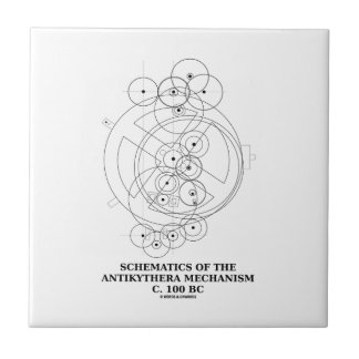 Schematics Of The Antikythera Mechanism (Diagram) Tile