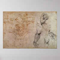 Scheme for the Sistine Chapel Ceiling, c.1508