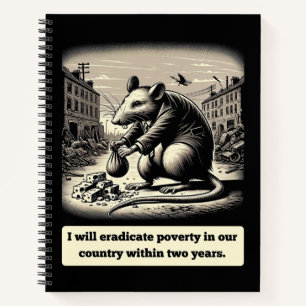 Scheming Tails: The Conniving Rat Politician Notebook