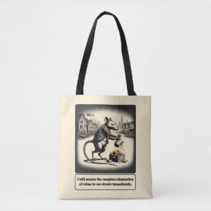 Scheming Tails: The Conniving Rat Politician  Tote Bag
