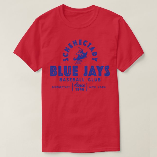 Schenectady Blue Jays T-Shirt (Design Front)