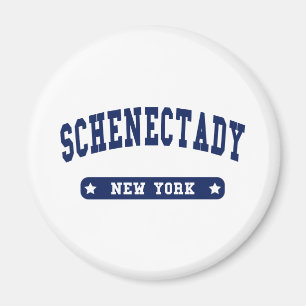 Schenectady New York College Style tee shirts Magnet