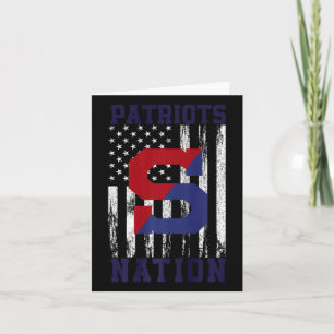 Schenectady Patriots Logo Nation Hs Card