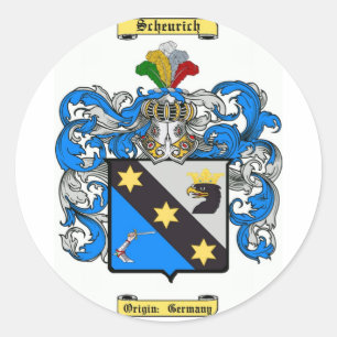 scheurich classic round sticker