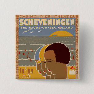 Scheveningen 15 Cm Square Badge