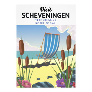 Scheveningen Netherlands beach poster