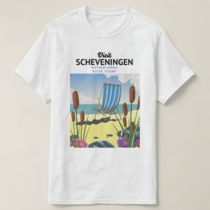 Scheveningen Netherlands beach poster T-Shirt