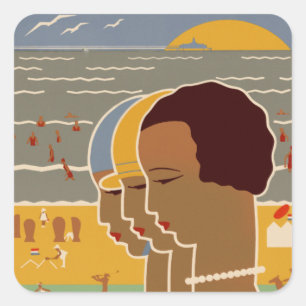 Scheveningen Square Sticker