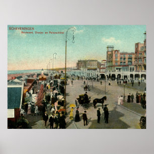 Scheveningen, The Hague, Netherlands, Boulevard Poster