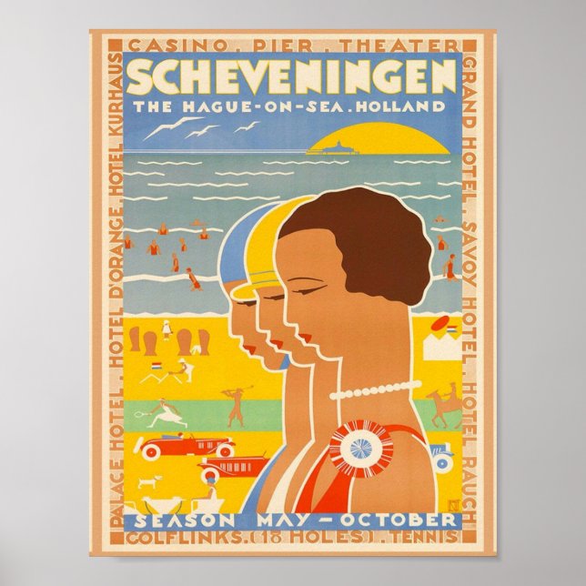 Scheveningen ~ The Hague on Sea Poster (Front)