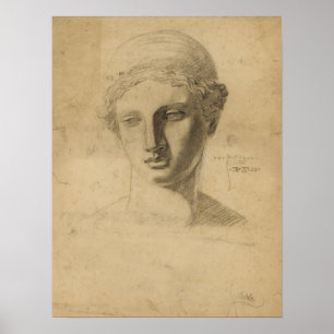 Schiele - Antique Bust 1906 Poster