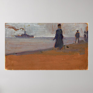 Schiele - Beach Poster