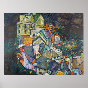 Schiele - End Of Town Poster