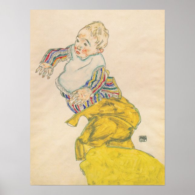 Schiele - Nephew Anton Peschka 1915 Poster (Front)